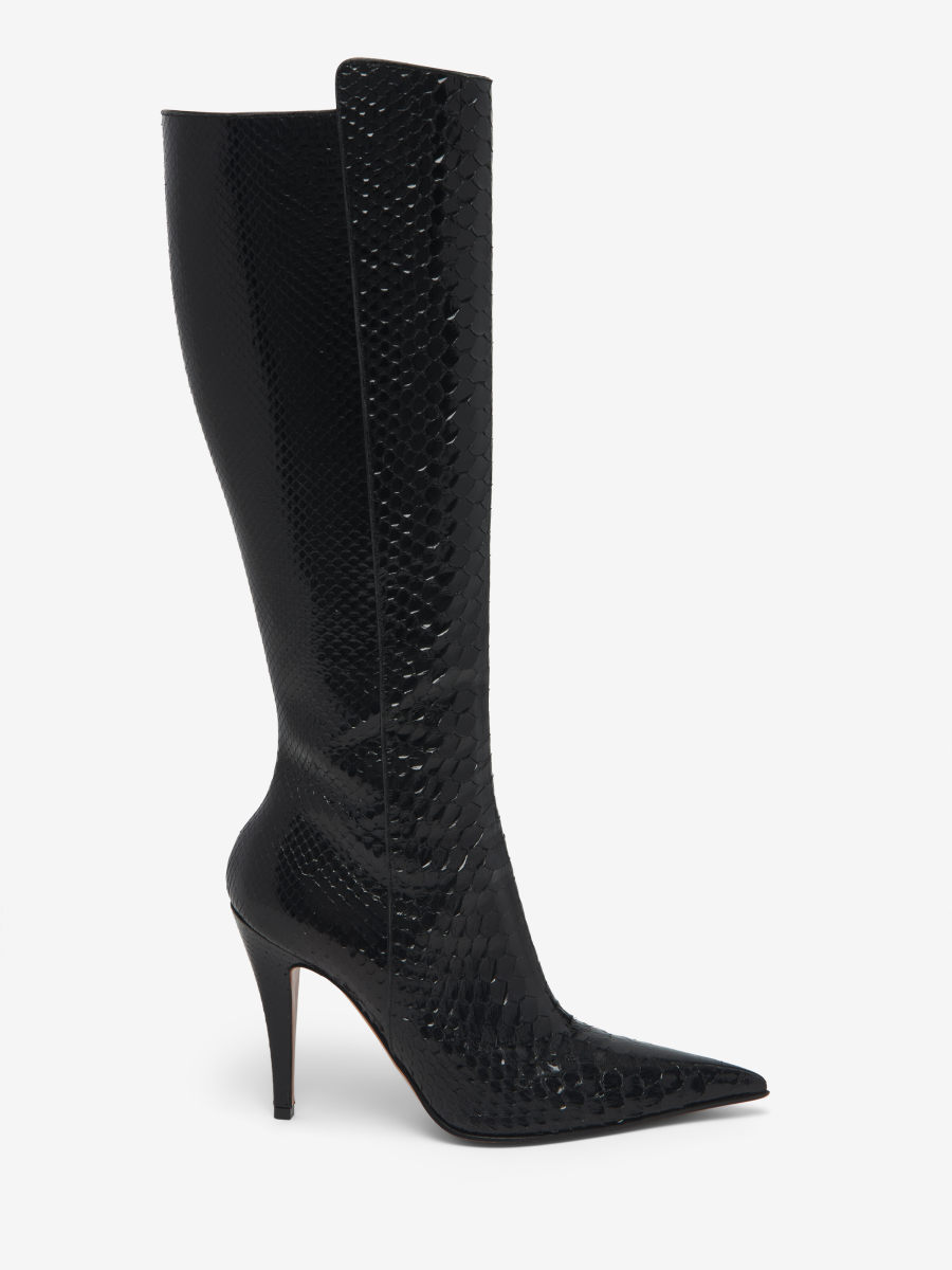 ALEXANDER MCQUEEN - Birdee Knee-high Boot - Item 813074WLAAG1000